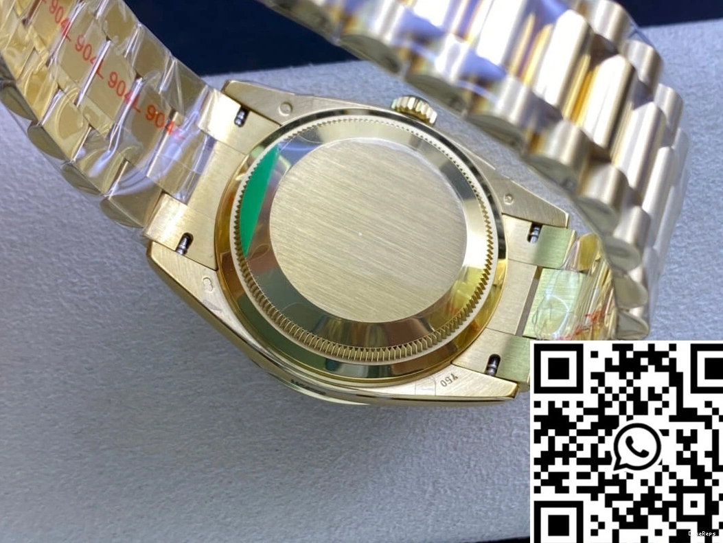 Factory Rolex EW Date Day M128348RBR-0035 Yellow Gold 0521
